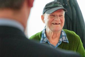 Župan obiskal 90-letnika Franca Gričarja 7